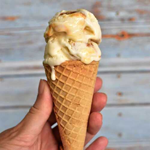 No-churn ice cream: Coconut Dulce de Leche
