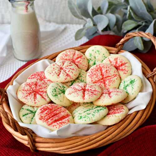 3-Ingredient shortbread cookies