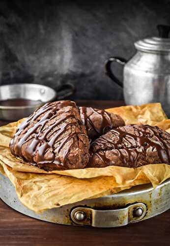 Triple Chocolate Sour Cream Scones