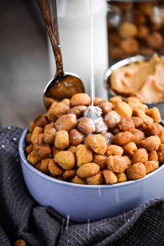 Homemade Peanut Butter Crunch Breakfast Cereal (Vegan+GF)
