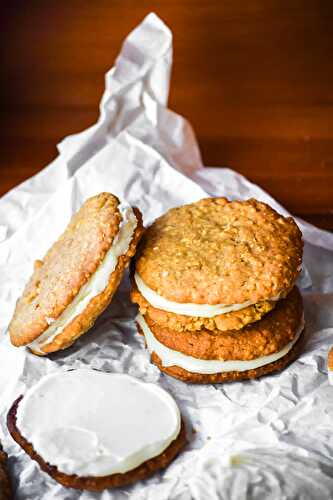 Homemade Oatmeal Cream Pie Cookie Sandwiches