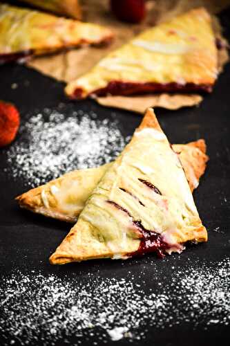 Simple Fresh Strawberry Turnovers