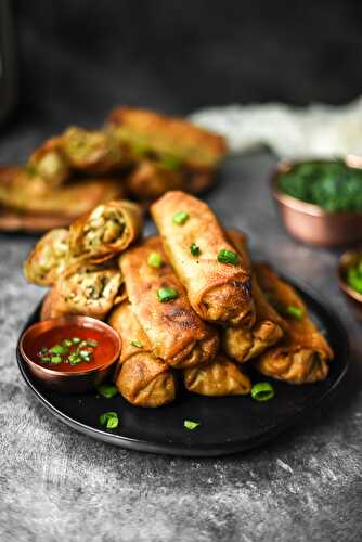 Quick and Easy Vegan "Egg" Rolls