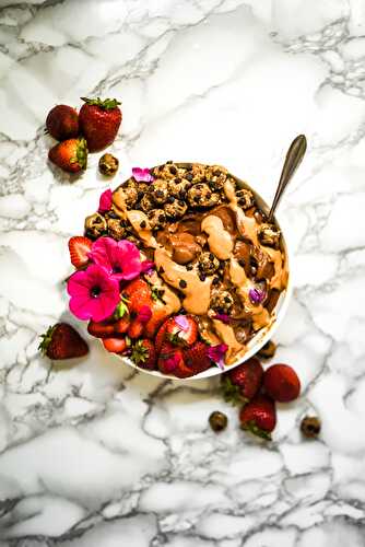 Chocolate Cookie Dough Nice Cream