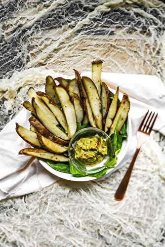 Easy Baked Fries + Guacamole