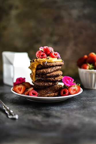 Chocolate Oat Pancakes (V+GF)