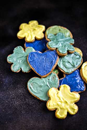 Naturally Colored Sugar Cookies (V+GF)