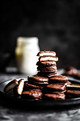 Homemade Chocolate Peppermint Patties (Vegan+GF)