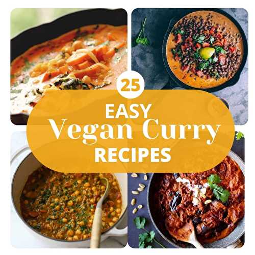 25 Easy VEGAN Curries | Sinful Kitchen
