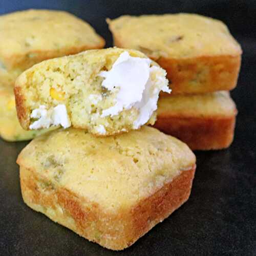 Green Chile Cornbread with Whipped Honey Butter