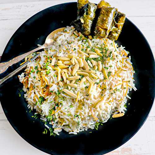 Lebanese Rice Pilaf with Vermicelli