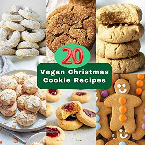 20 Vegan Holiday Cookie Recipes