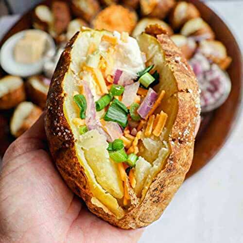 Vegan Loaded Baked Potato Recipe (Steakhouse Style)
