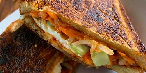 Bibimbap-Inspired Grilled Cheese Sandwich