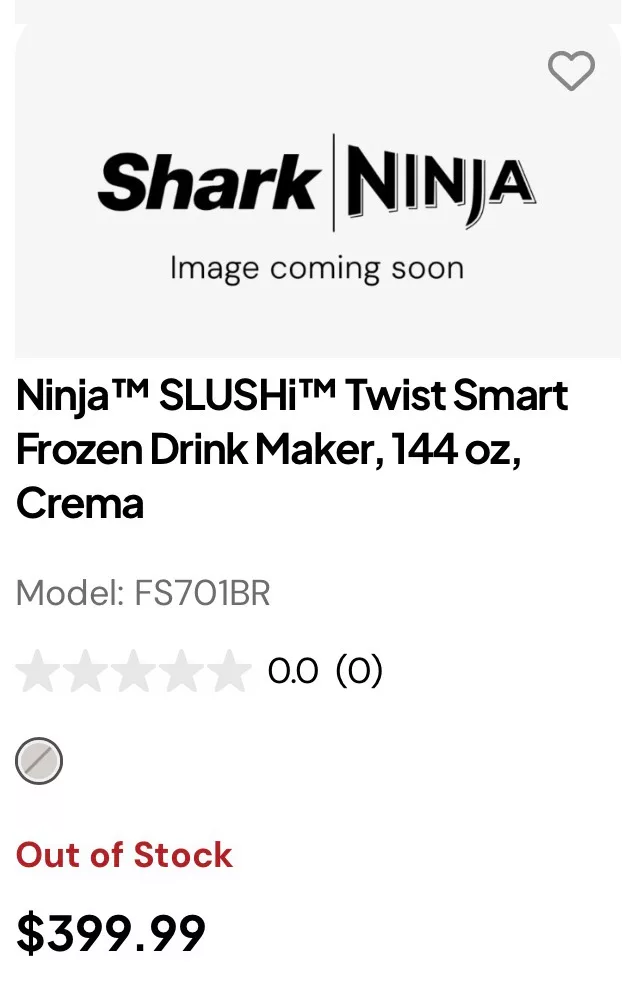 Ninja SLUSHi Twist Quietly Listed on SharkNinja Website: New Two-Flavor Frozen Drink Maker Spotted