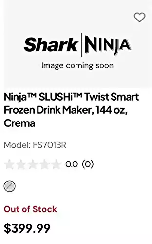 Ninja SLUSHi Twist Quietly Listed on SharkNinja Website: New Two-Flavor Frozen Drink Maker Spotted