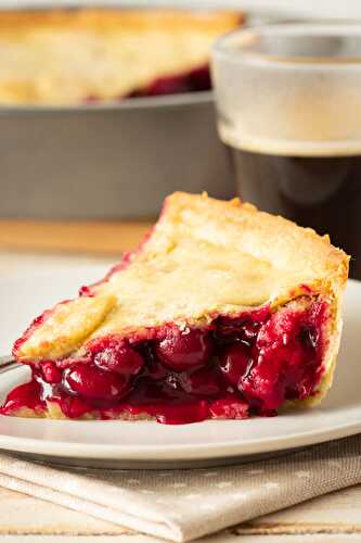 Vegan Twin Peaks Cherry Pie