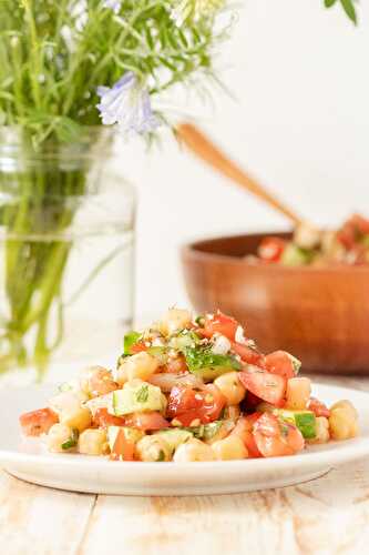 Mediterranean Chickpea Salad with Za'atar