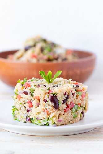 Herbed Quinoa and Kidney Bean Salad