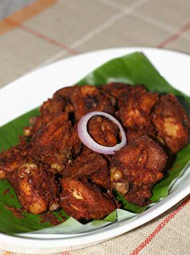 Kozhi Porichathu Recipe (Kerala Chicken Fry) / Snazzy Cuisine