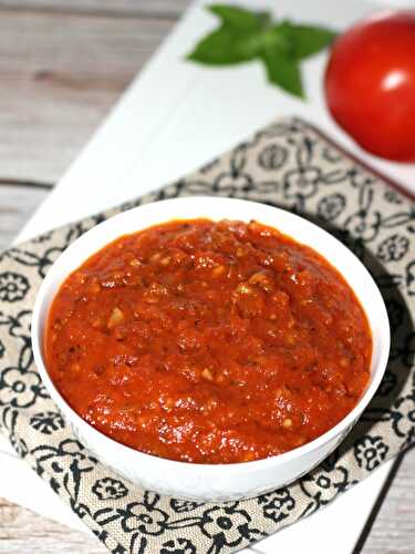 Pizza Sauce/ With Fresh Tomatoes/ Snazzy Cuisine