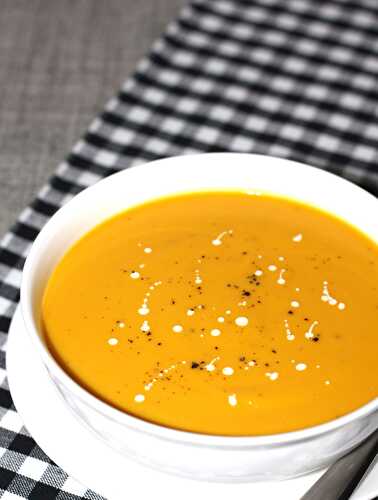 Pumpkin and Carrot Soup/ Healthy Soup/ Snazzy Cuisine