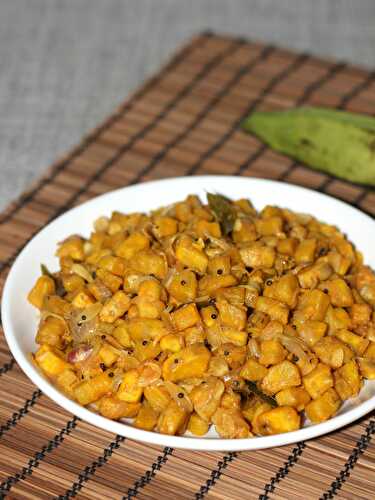 Vazhakka Mezhukkupuratti - Kerala Banana Stir Fry/Snazzy Cuisine