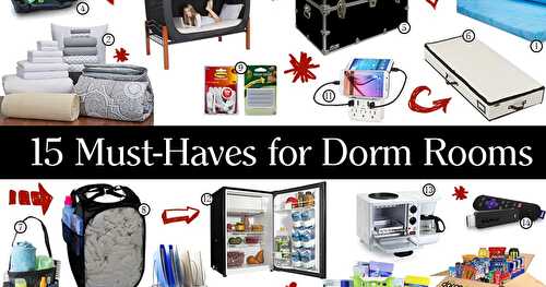 15 Must-Haves for Dorm Rooms