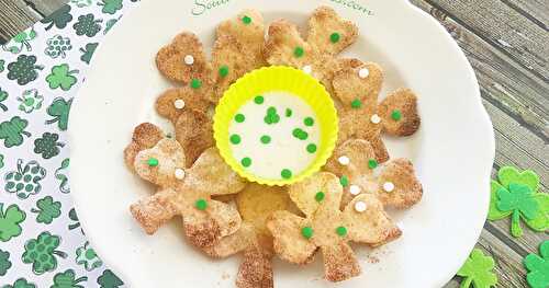 Clover Cinnamon Chips for St. Patrick's Day {Recipe}