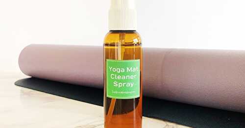 De-Funk Your Yoga Mat with This DIY Yoga Mat Cleaning Spray!