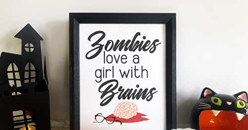 Frame Some Quick Halloween Decor {7 Free Printables!}