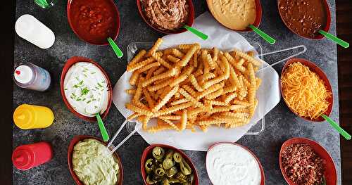 Game Day 'Make Your Favorite' Fry Bar Spread