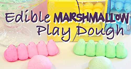 Make an Edible Marshmallow Play Dough with Only 3 Ingredients!
