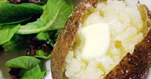 Sea Salt and Olive Oil Baked Potato Recipe