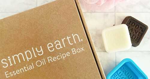 Simply Earth Essential Oil Recipe Box {September 2019} Unboxing + DIY Sugar Scrub Soap Recipe!