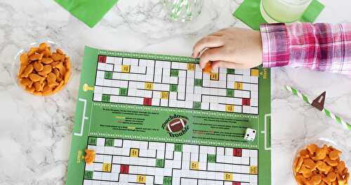 Touchdown Trouble: A Printable Big Game Day Kids' Game!
