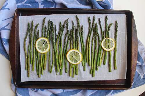 Simple Lemon Roasted Asparagus