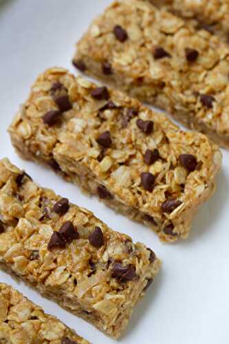 Chewy Peanut Butter Granola Bars