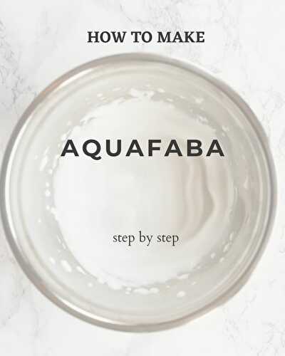 What Is Aquafaba? - Spoonful of Kindness