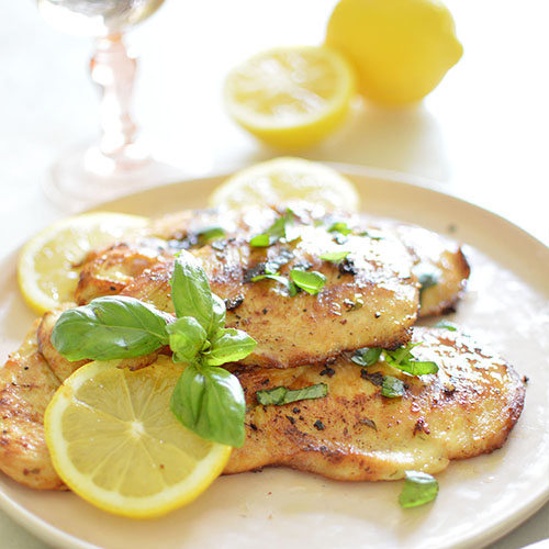 Garlic & Basil Lemon Chicken