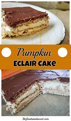 Pumpkin Eclair Cake