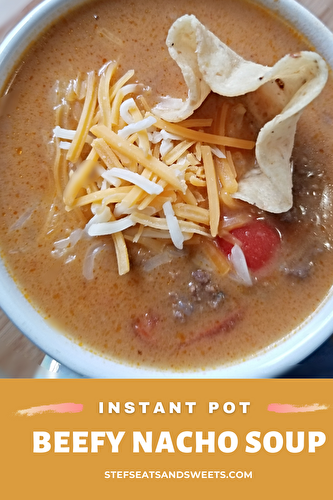 Instant Pot Beefy Nacho Soup