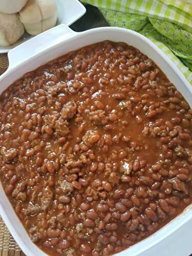 Slow Cooker Zesty Baked Beans