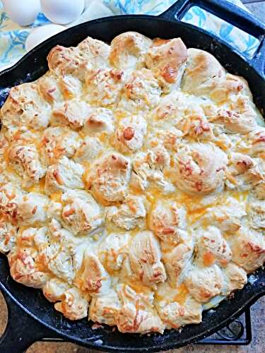 Biscuits and Gravy Breakfast Skillet