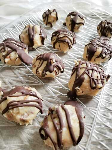 Chocolate Covered Cookie Dough Balls