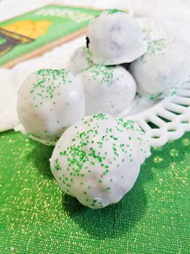 Irish Oreo Truffles
