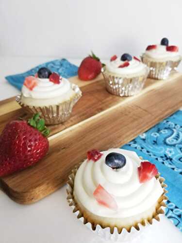 Summer Berry Cupcakes