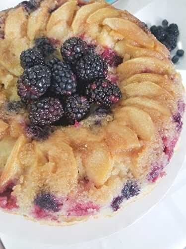 Berry & Apple Upside Down Bundt Cake