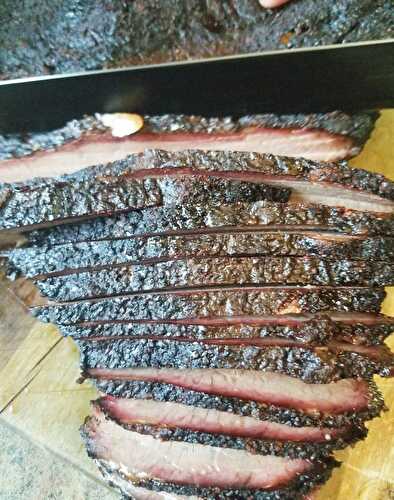 How to Smoke a Brisket - Stef's Eats and Sweets