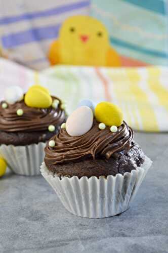 Easy Chocolate Easter Egg Cupcakes